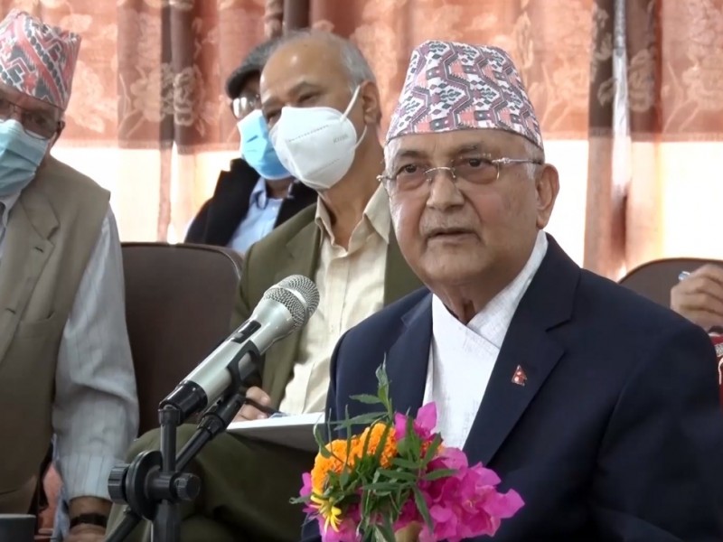 कांग्रेसलाई १३ सिटमा झार्दिन्छौंः एमाले अध्यक्ष ओली